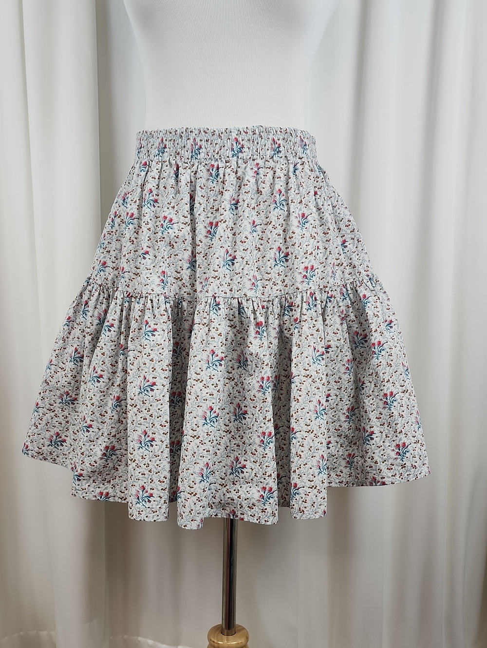 Batsheva x Laura Ashley Amy Floral Print Mini Skirt